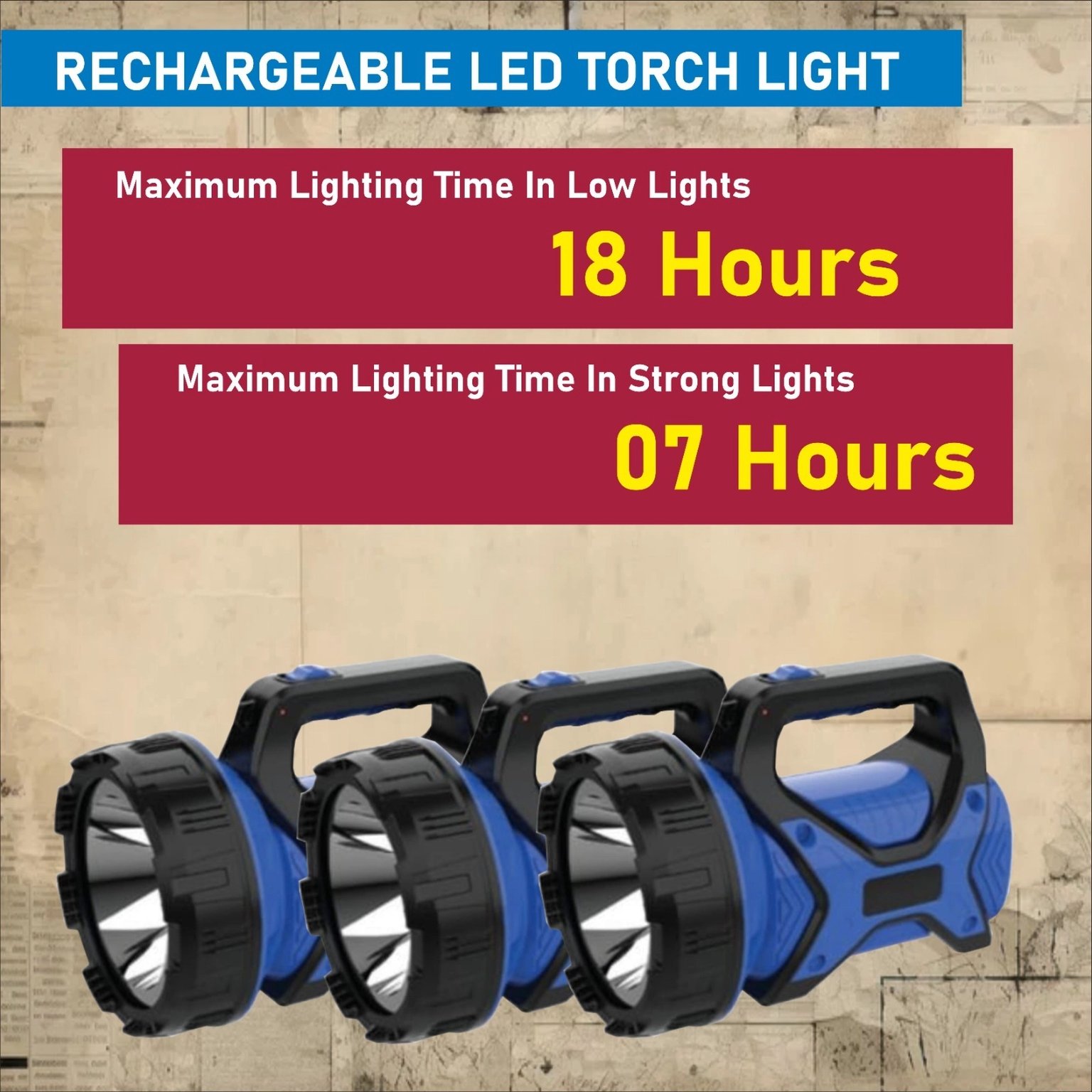 The Big Shot 10W LED Torch is a powerhouse