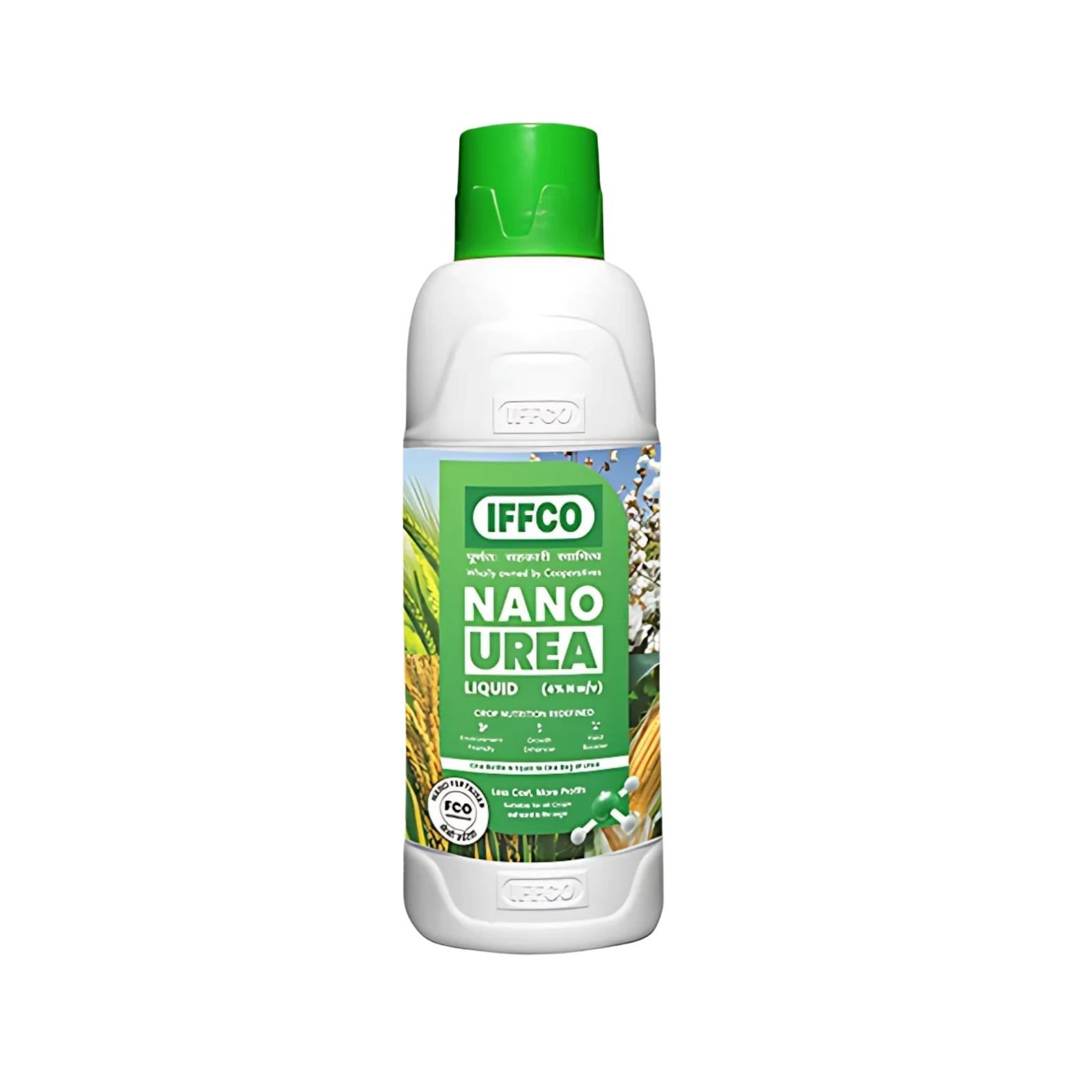IFFCO Nano Urea Nano Urea Plus (Liquid) containing 20% N w/v equivalent to 16% N (w/w) Fertilizers (500 ML)