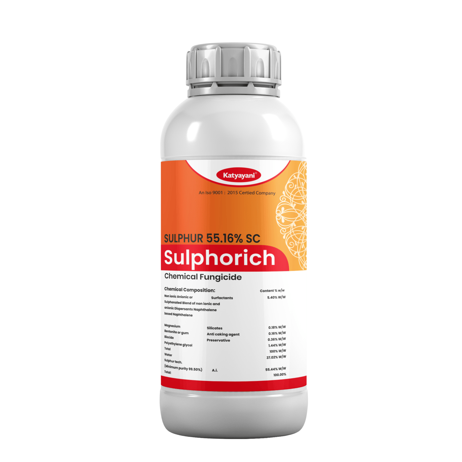 katyayani Meta Sulvet  Sulphur 55.16% SC Sulphorich Chemical Fungicide