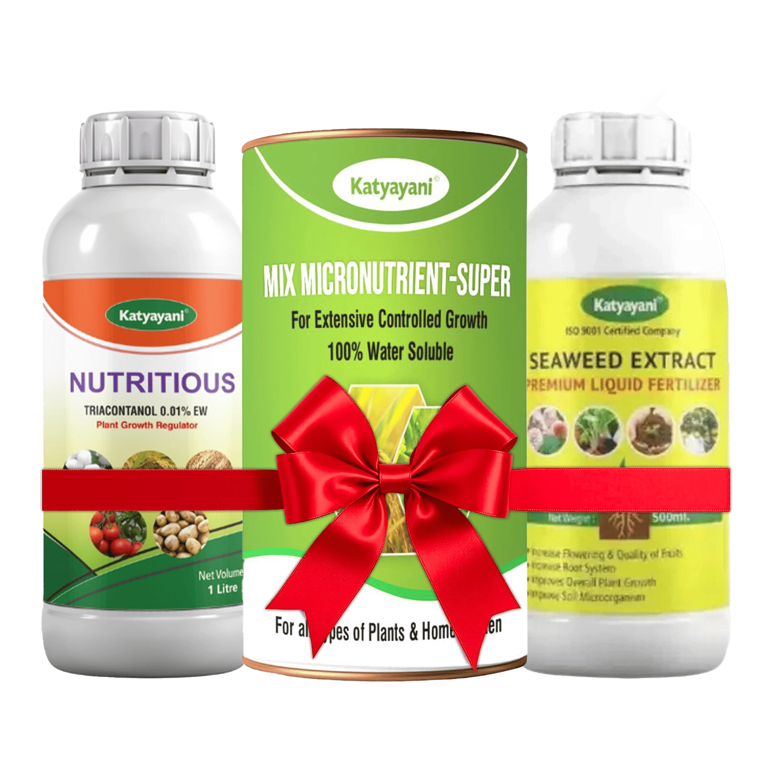 Katyayani Organics Post Chilli Plucking Kit Nutritious 250 ML + Seaweed Extract 250 ML + Mix Micronutrients 100 GM