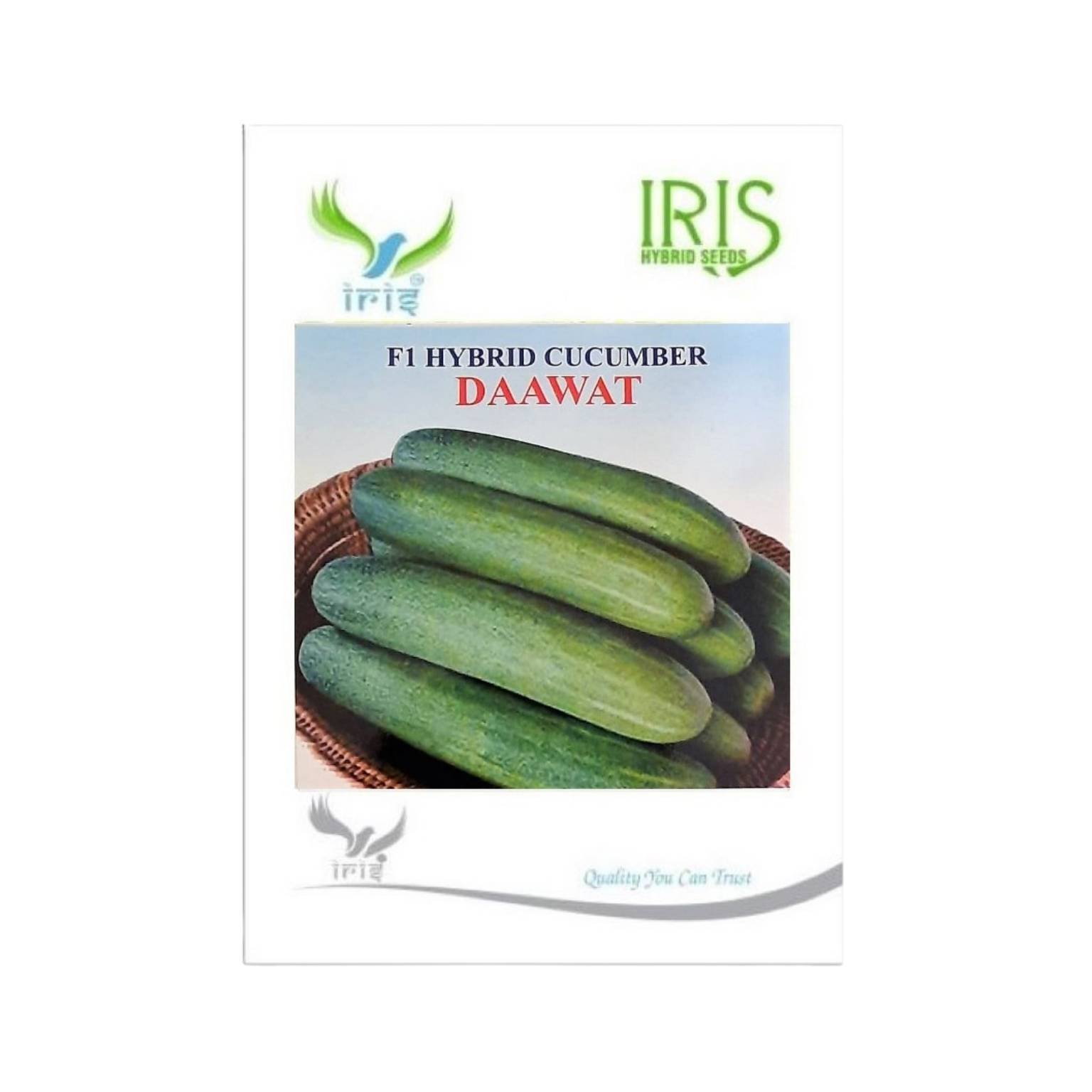 Iris Hybrid Cucumber Dawat Vegetable Seeds