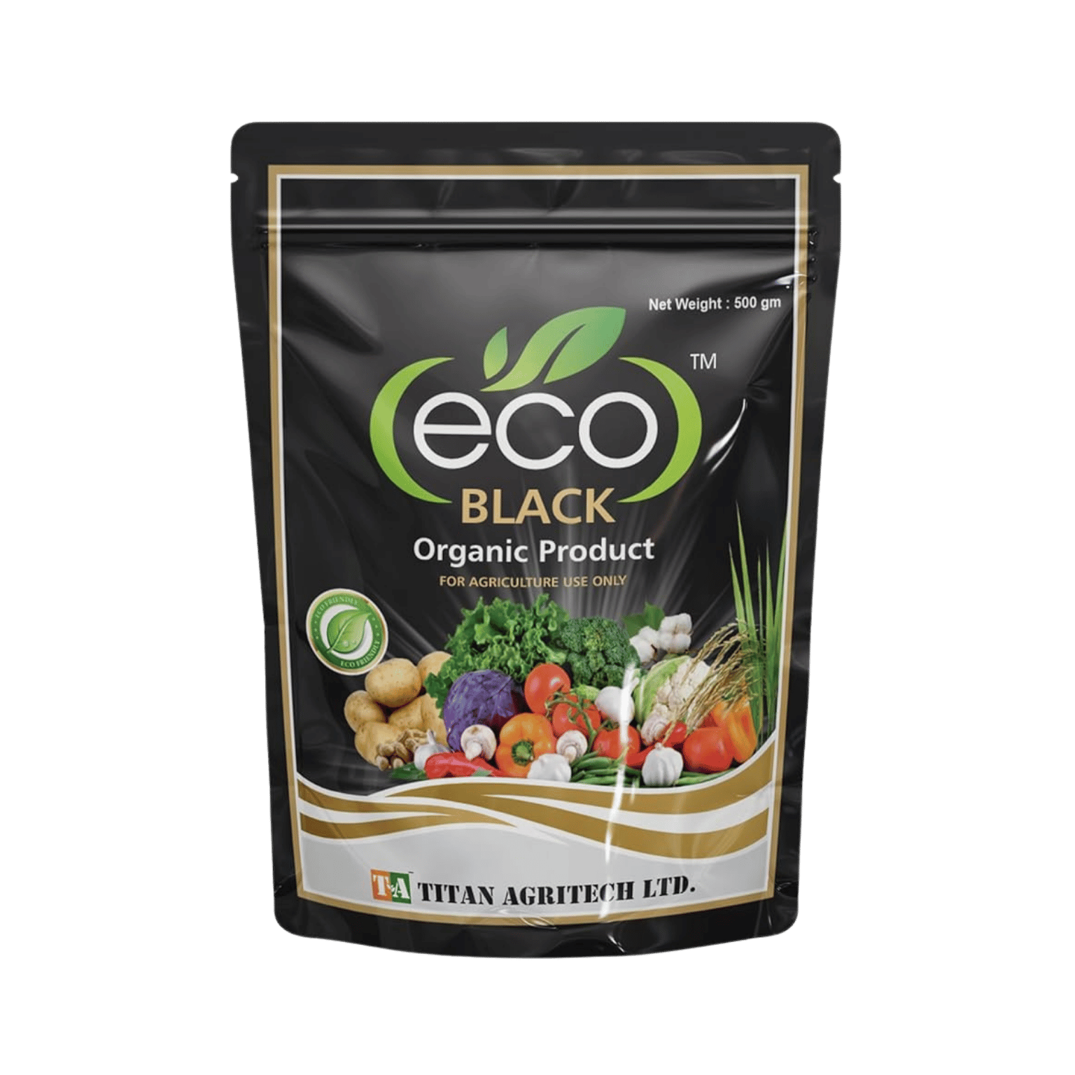 Titan Agritech Eco Black Potassium Humate Fertilizer 98%  Fruit Plant Fertilizers