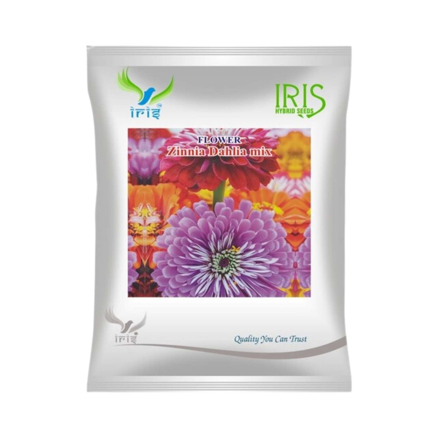 Iris Hybrid Zinnia Dahlia Mix Flower Seeds