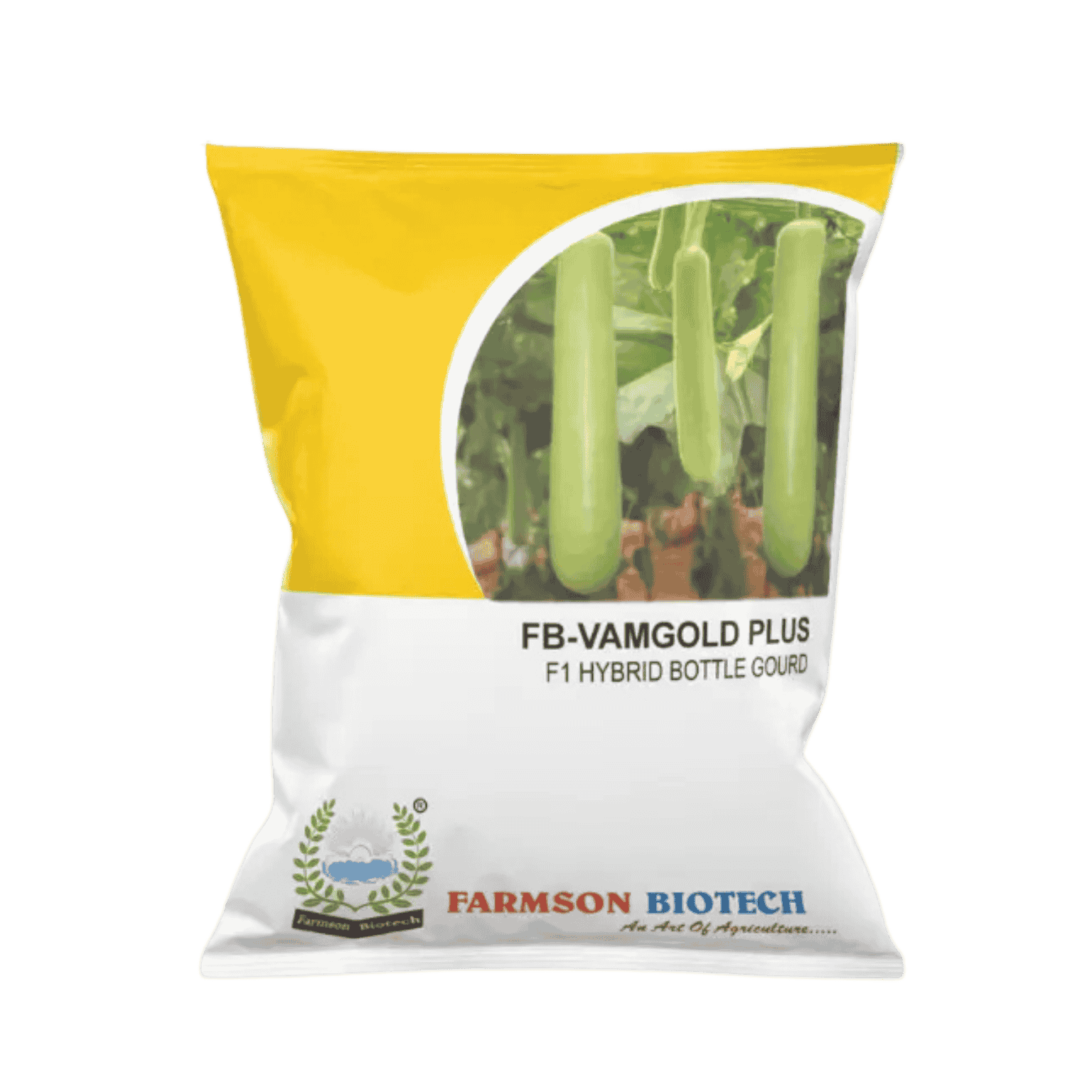 Farmson Biotech FB VAMGOLD PLUS F1 Hybrid Bottle Gourd Seeds 25GM