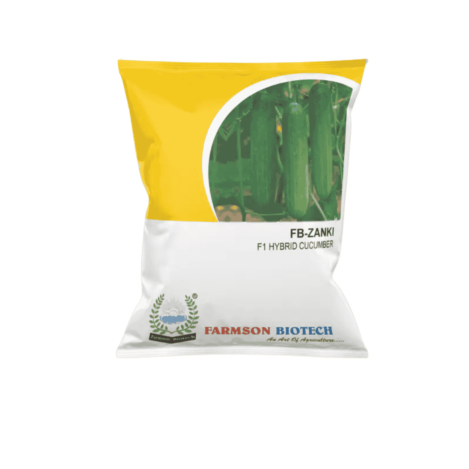 Farmson Biotech FB ZANKI F1 Hybrid Cucumber Seeds 25GM