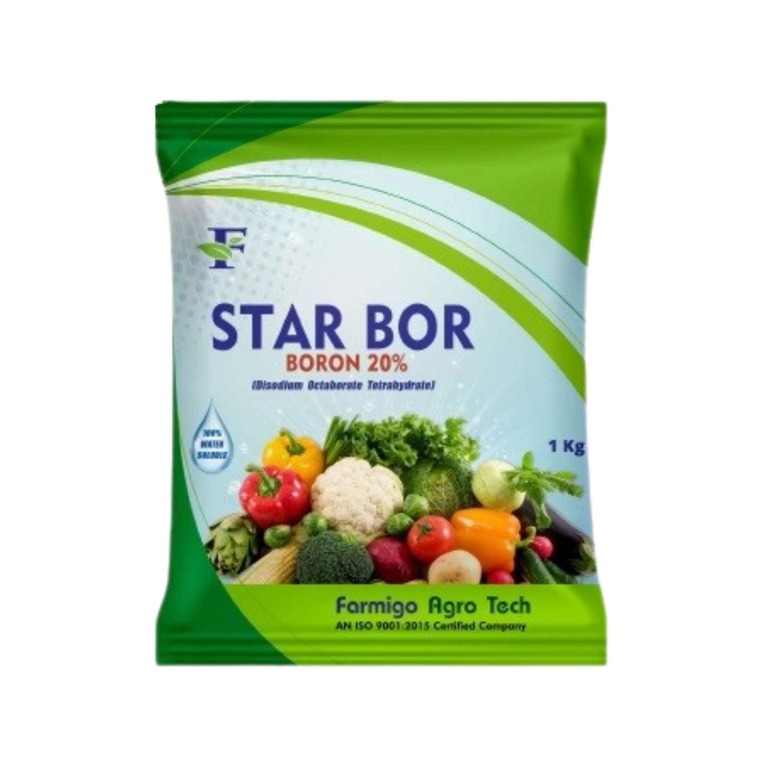 Farmigo Star Bor Boron 20.0% Micronutrient Fertilizer 1Kg