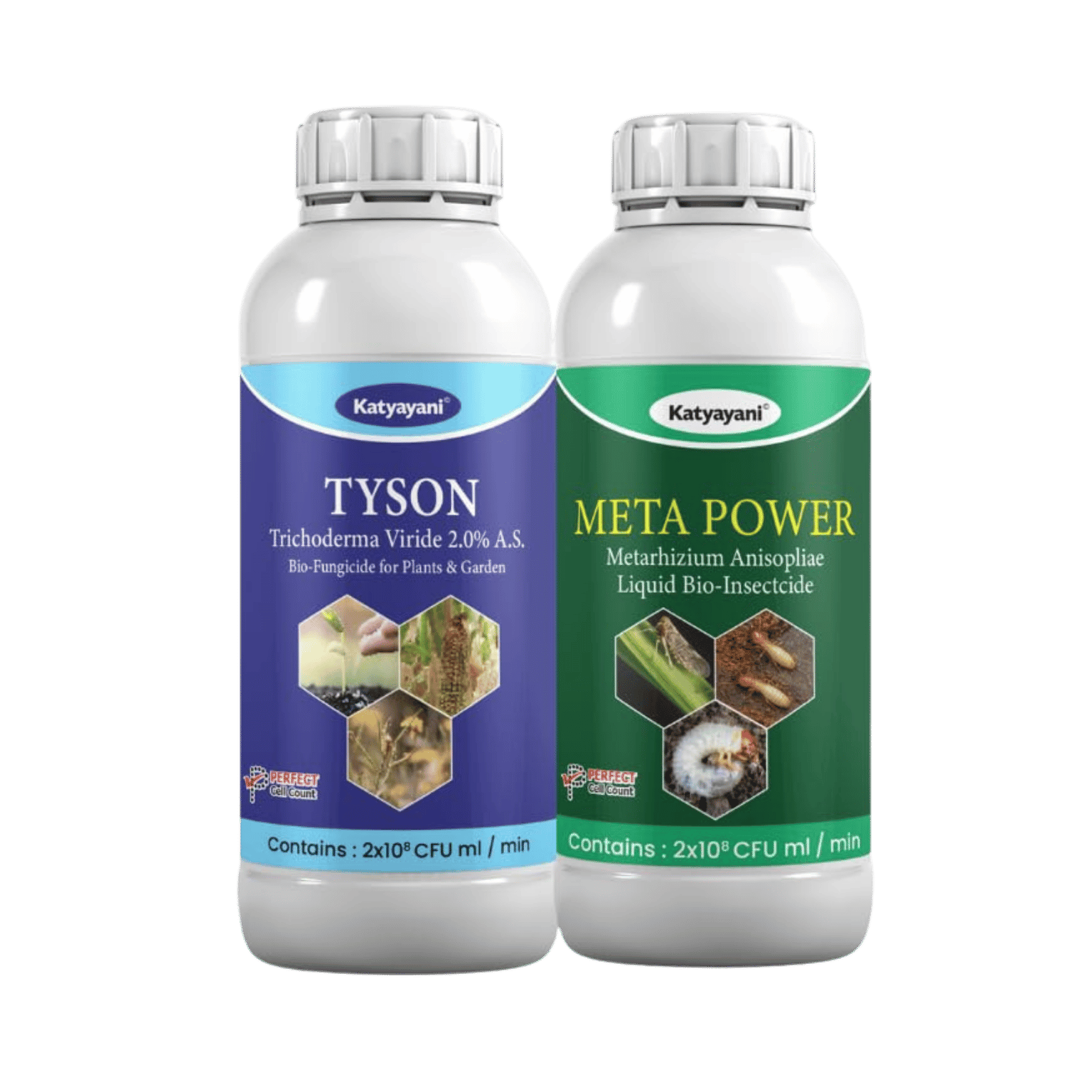 Katyayani Organics Kheti Suraksha Combo Pack Meta Power 1 LTR + Tyson 1 LTR