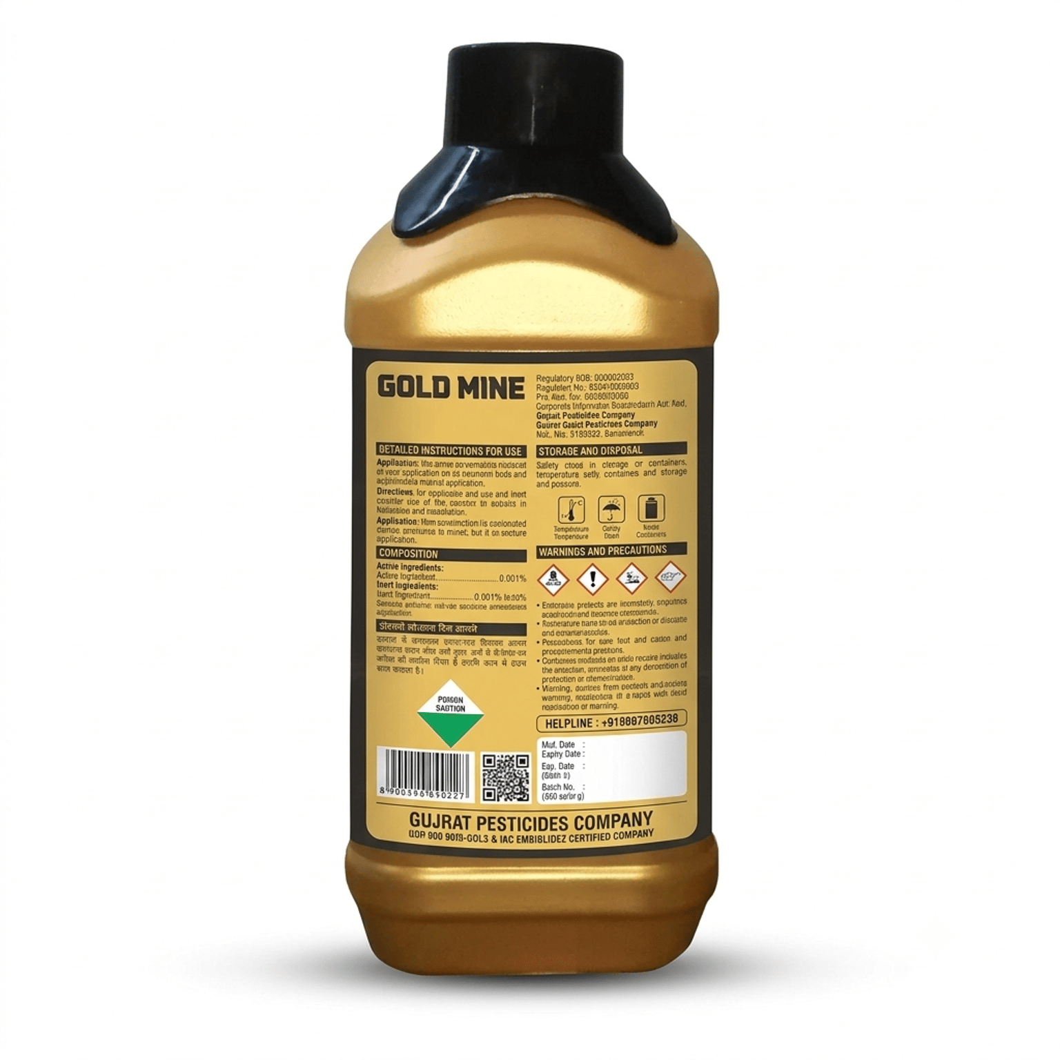 Gold Mine Gibberellic Acid (GA₃) 0.001% L
