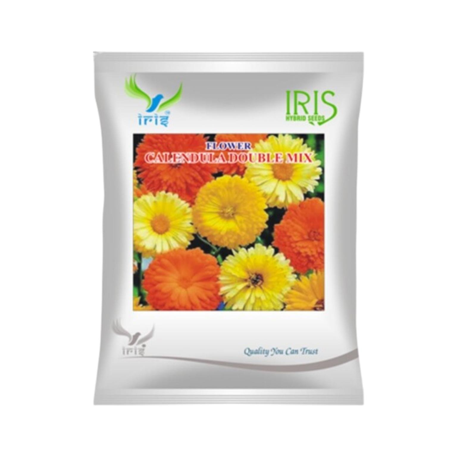 Iris Hybrid Calendula Mix Flower Seeds (300 Seeds)