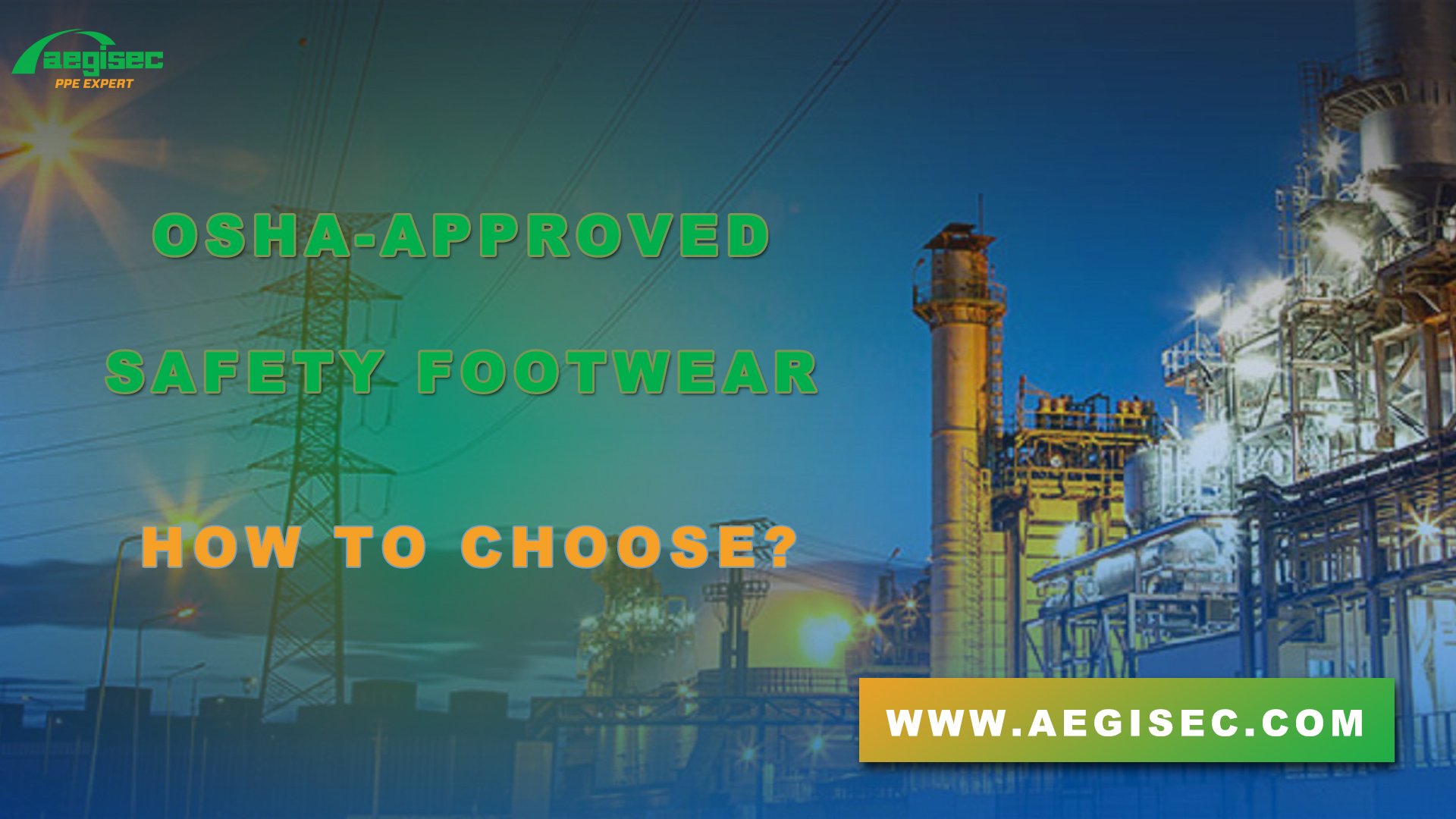 Choix de chaussures de sécurité approuvées par l'OSHA