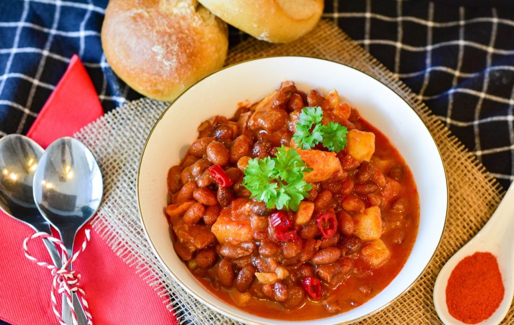Stewed beans soup