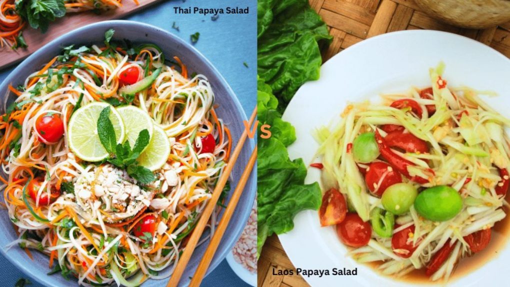 Differences between Papaya Salad in Thai and Laotian Cuisine