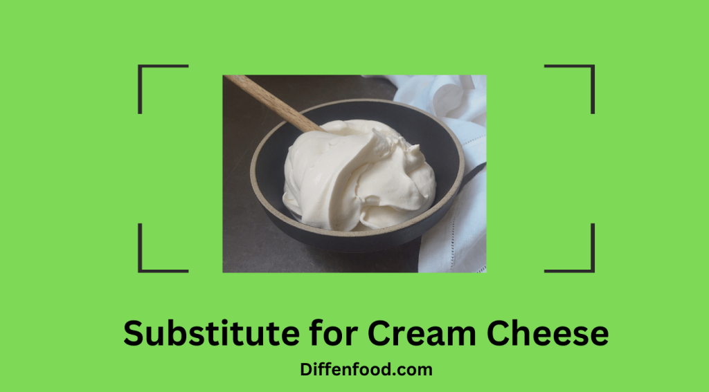 Substitute for Cream Cheese