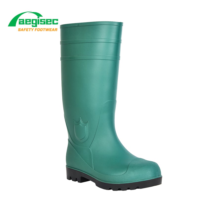 AEGISEC S07201 Chemical Resistant PVC Steel Toe Boots