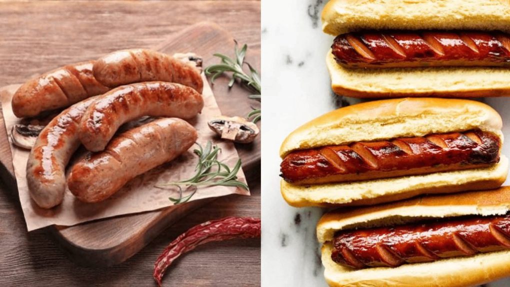 Comparing Bratwurst and Hot Dogs
