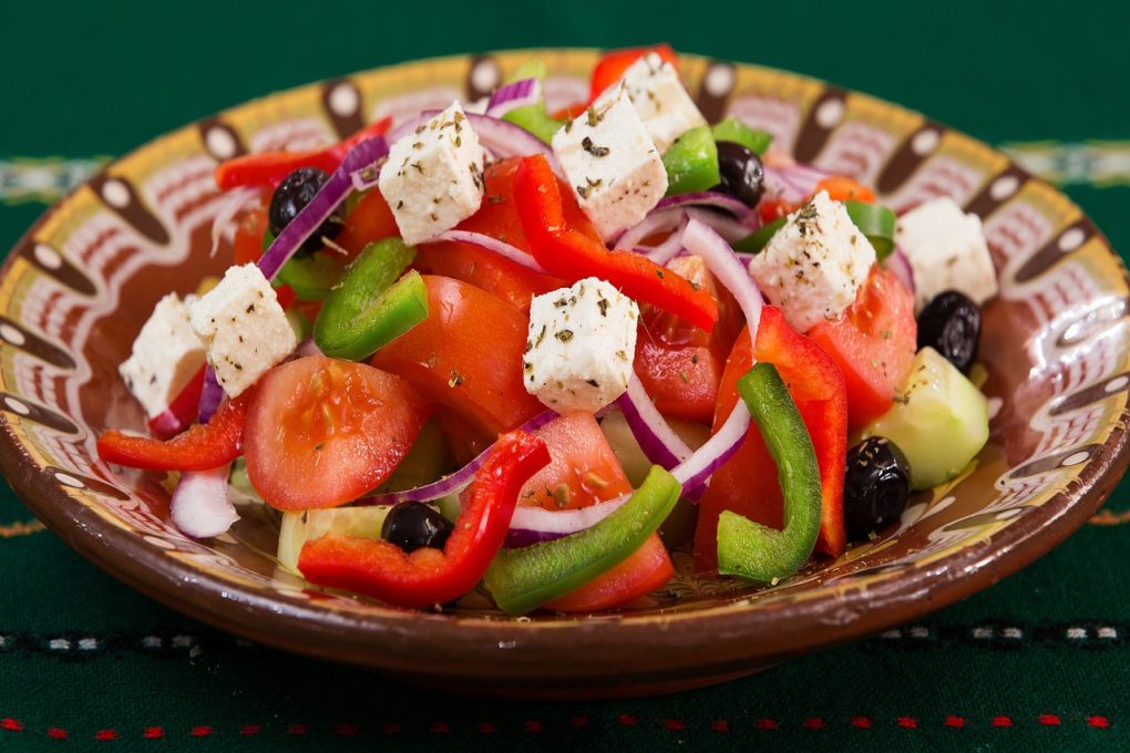  Vegan Recipes, plate, greek salad-3337621.jpg