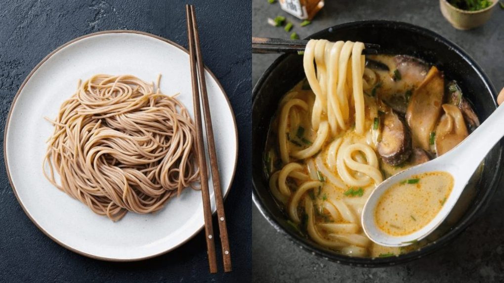 Two kinds of delicious noodles
