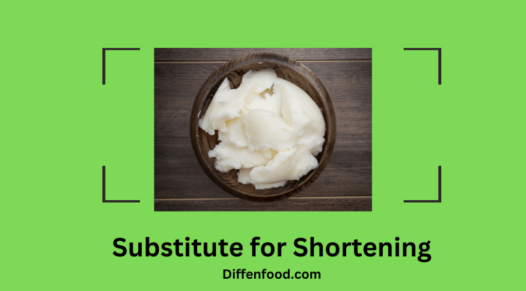 Substitute for Shortening