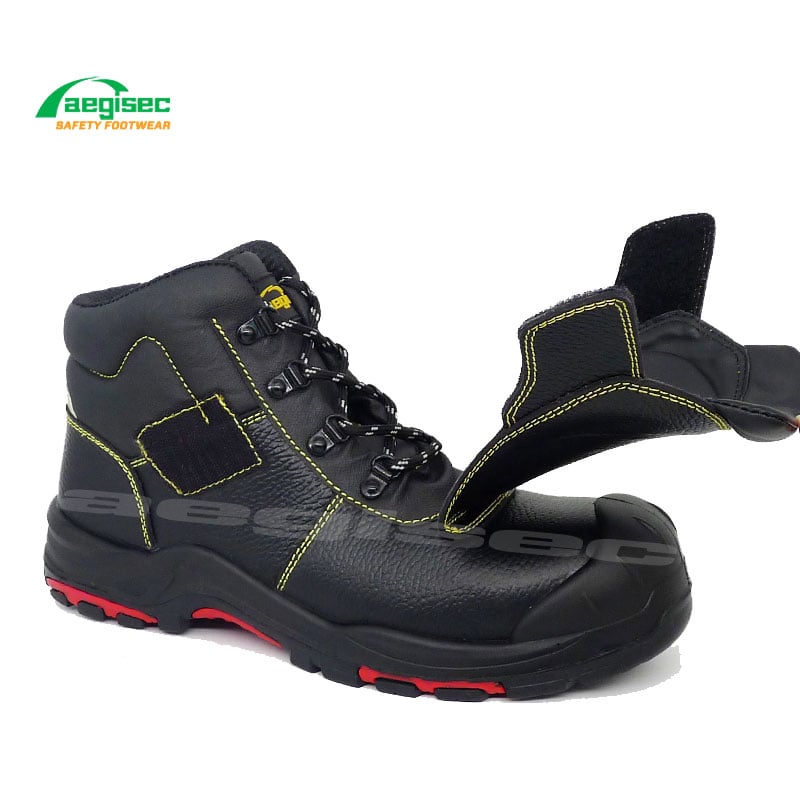 AEGISEC S910316B heavy industry welding safety boots with composite toe and metatarsal guard