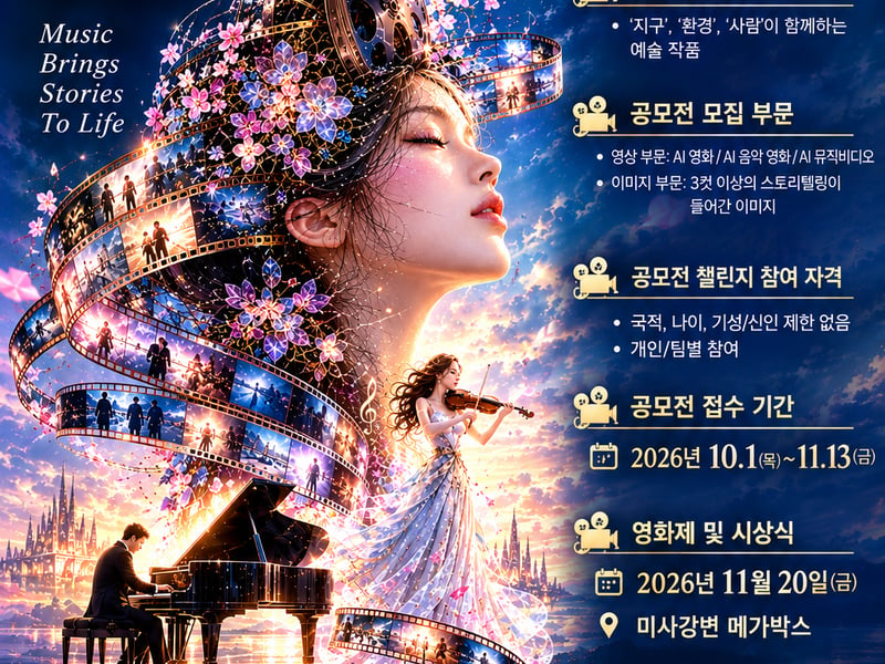 음악·영화·AI의 경계를 넘다, 2026 제9회 미사음악영화제 출품작 공모