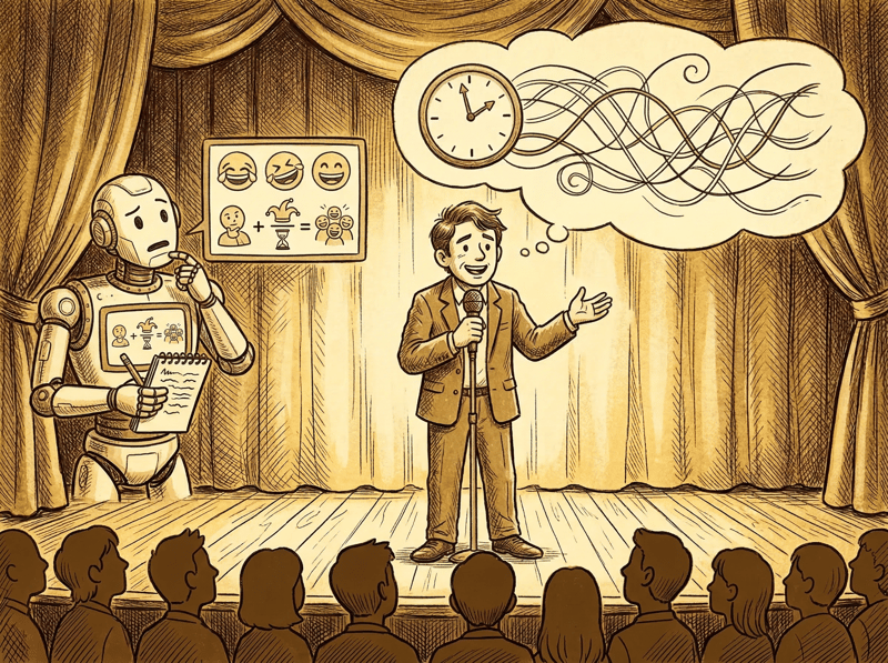 [인인칼럼 유준형] AI와 개그맨: 기계는 타이밍을 모른다.