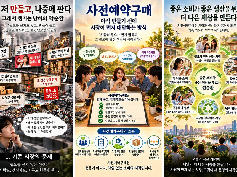 [정차조 칼럼] 출판 책 중심 테마 100선_제6 테마, 사전예약구매, 아직 만들기 전에 시장이 먼저 대답하는 방식