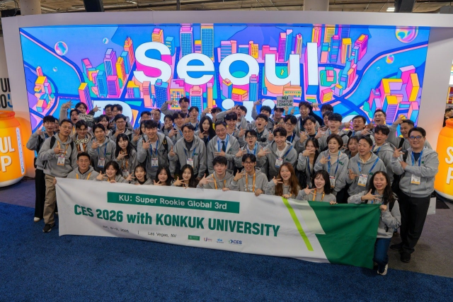 ‘글로벌 시장에 당찬 도전’ 건국대 CES 2026 파견단