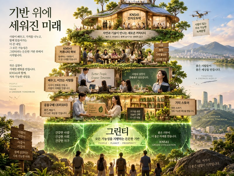 [정차조 특별 칼럼] KN541 용어 칼럼 5차, 그린티, 말이 아니라 참여의 발판이다