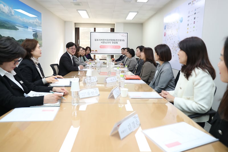 김병수 김포시장 어린이집 운영 전반 의견 나누며 소통행보