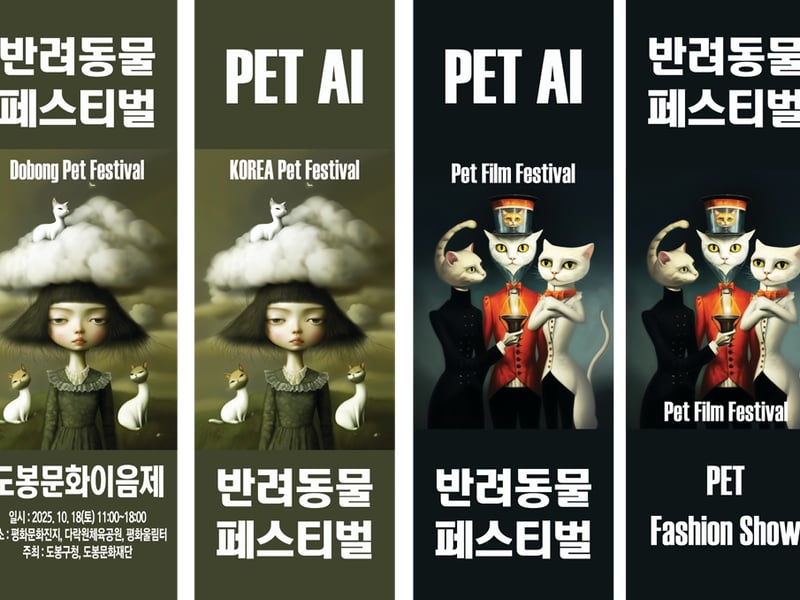 ‘원조 개통령’ 이웅종 교수, 국가대표 장인보감독 총출동!…사람과 동물, AI가 함께하는 ‘도봉 펫 페스티벌’ 18일 개최