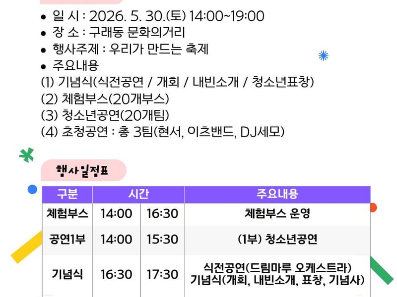 김포시청소년재단, ‘2026년 청소년의 달 행사’ 개최
