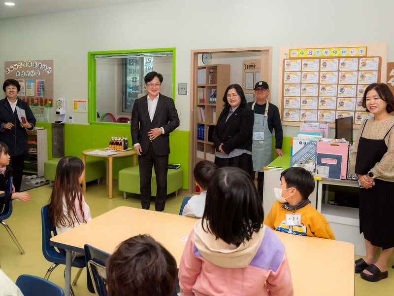 김병수 김포시장, 아이발달지원센터·특화 돌봄센터 현장행정 나서