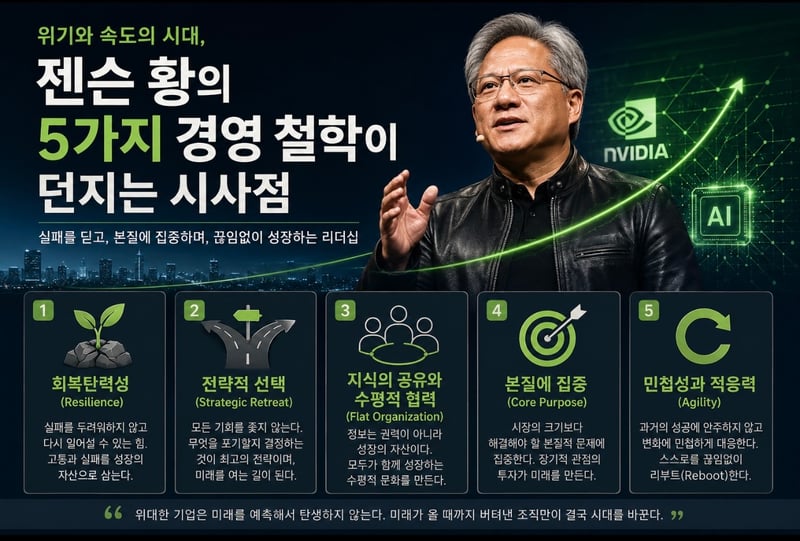 [손영미 칼럼] 위기와 속도의 시대, 젠슨 황의 5가지 경영 철학이 던지는 시사점