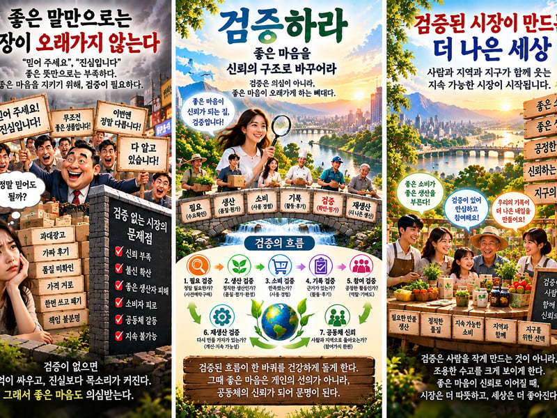 [정차조 칼럼] 출판 책 중심 테마 100선_제11 테마, 검증하라, 좋은 마음을 신뢰의 구조로 바꾸어라