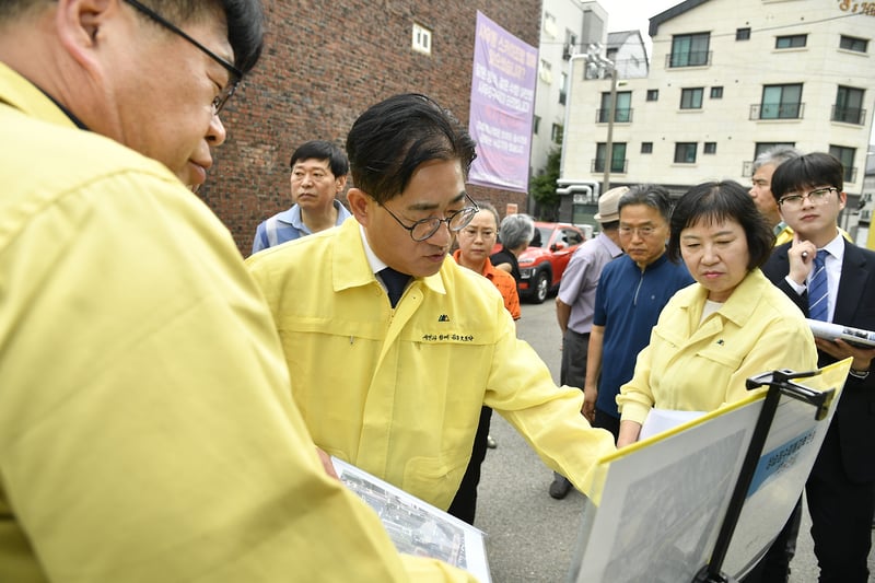 이기형 시장, 침수취약지역 찾아 현장점검…여름철 집중호우 대비 박차
