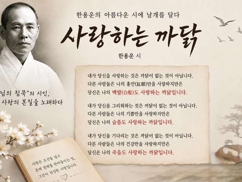[손영미 칼럼] 사랑은 왜 조건을 지우는가, 사랑은 가장 연약한 순간까지 품는 일이다