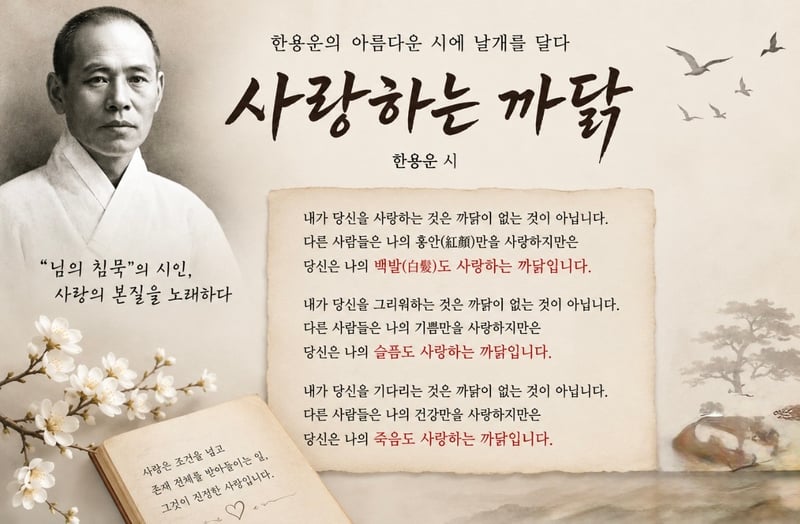 [손영미 칼럼] 사랑은 왜 조건을 지우는가, 사랑은 가장 연약한 순간까지 품는 일이다