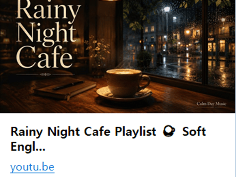 Calm Day Music 감성 음악 채널 시작해