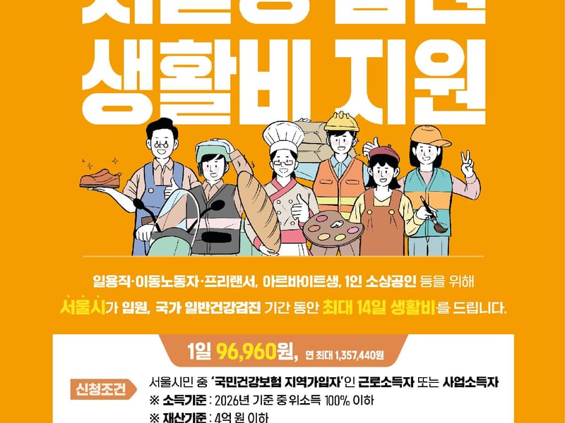 “아프면 쉬어가세요”…영등포구, 서울형 입원 생활비 지원