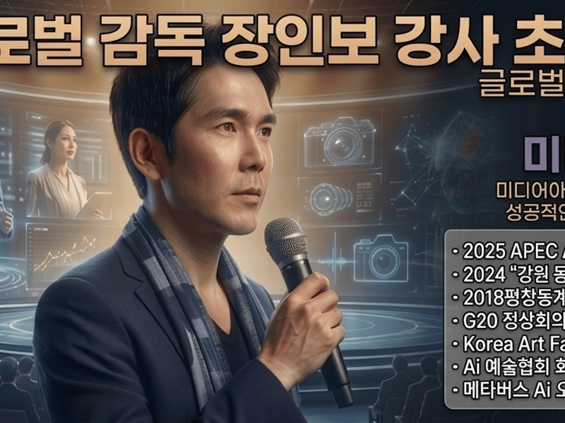 장인보 감독, 한성대서 베트남 유학생 300인 대상 ‘AI 아트와 미디어의 미래’ 강연 성료
