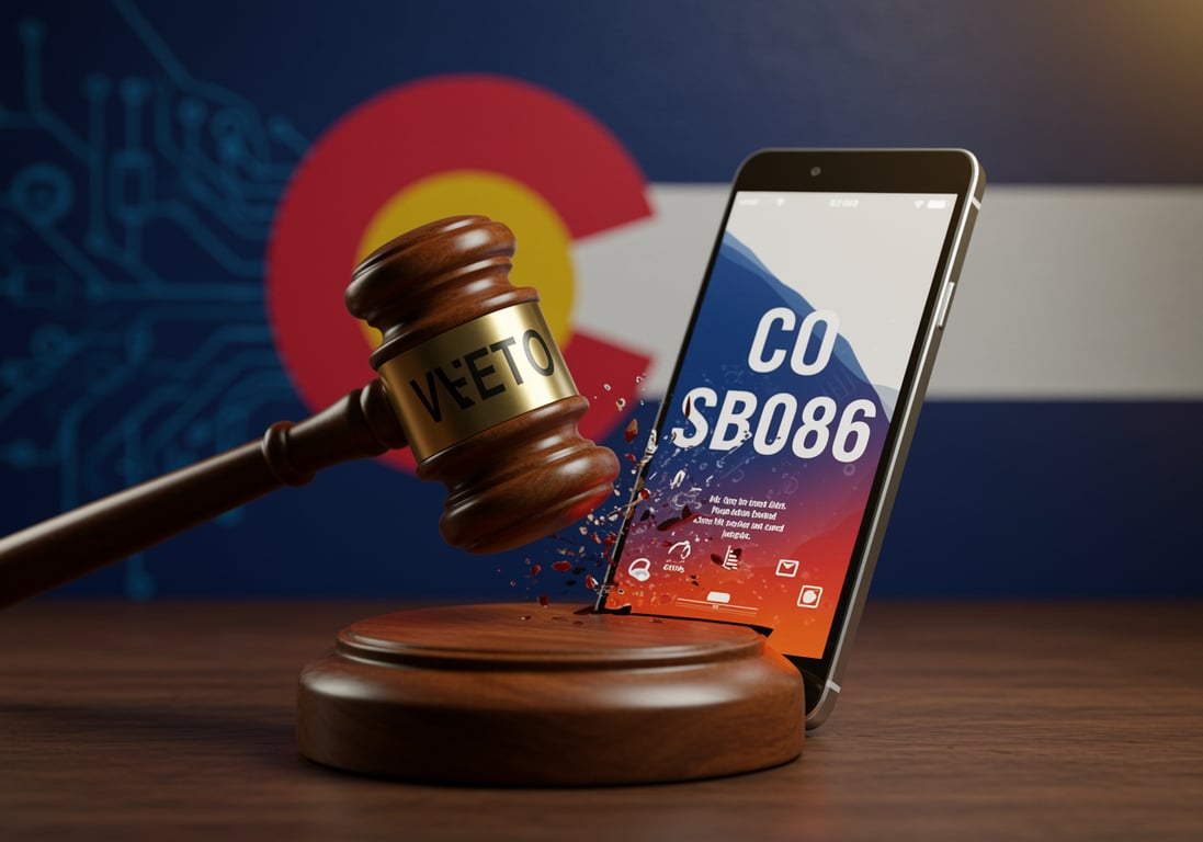 Vetoed! The Shocking Halt to CO SB086's Bipartisan Push for Social Media Safety