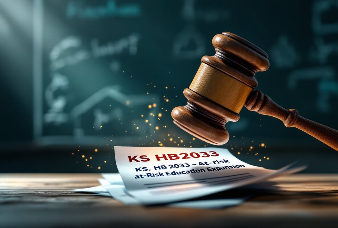 Governor's Veto Halts KS HB2033: The Rise and Fall of Expanded At-Risk Education Support