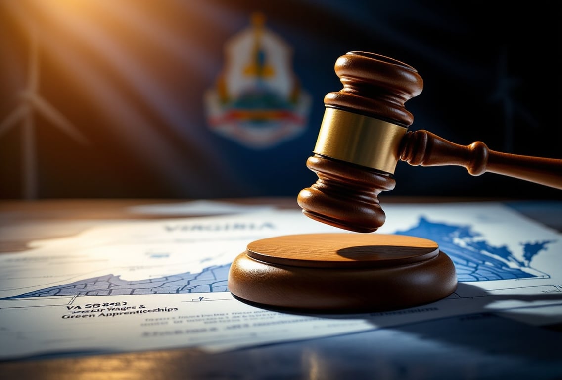 Governor's Axe Falls: VA SB853's Bid for Fair Wages & Apprenticeships in Green Energy Vetoed