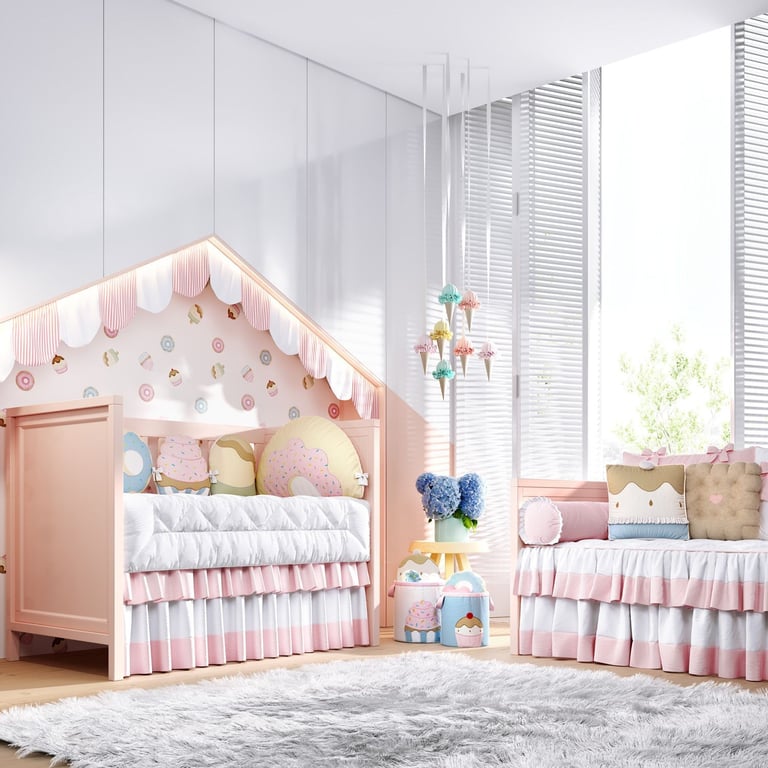 Quarto de Bebê Completo Doce Encanto 25 Peças
