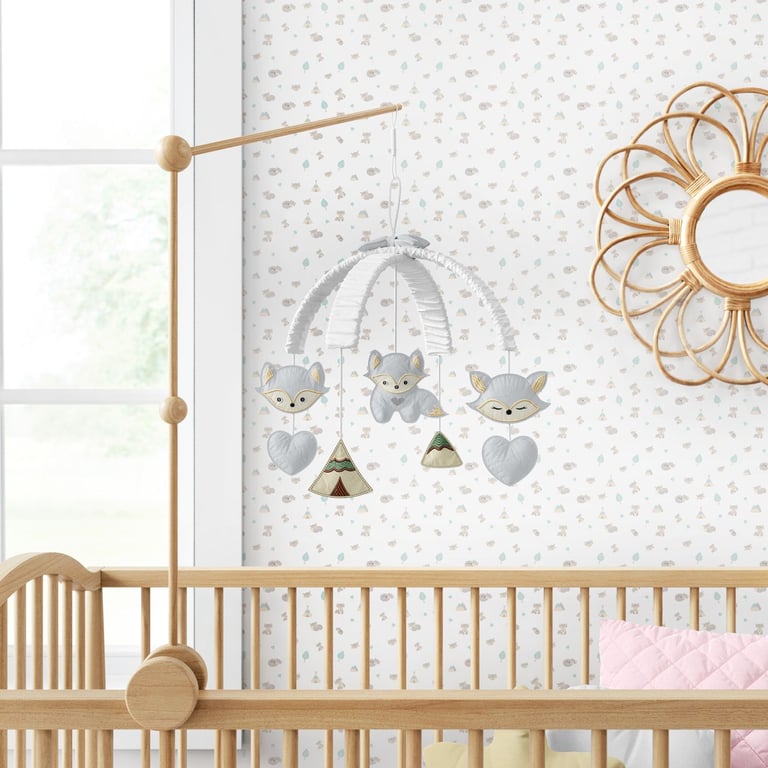 Móbile Raposinha Cinza — vista alternativa