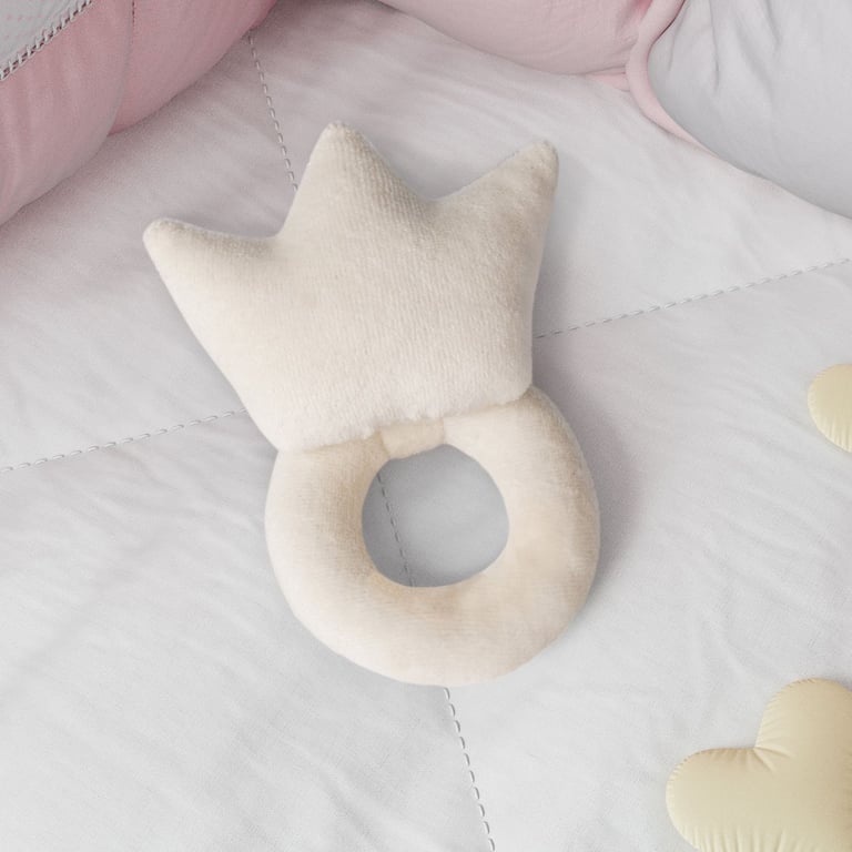 Chocalho Para Bebê Coroa