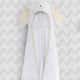 Toalha com Capuz Infantil Amiguinha Coelhinha 90cm - imagem 1