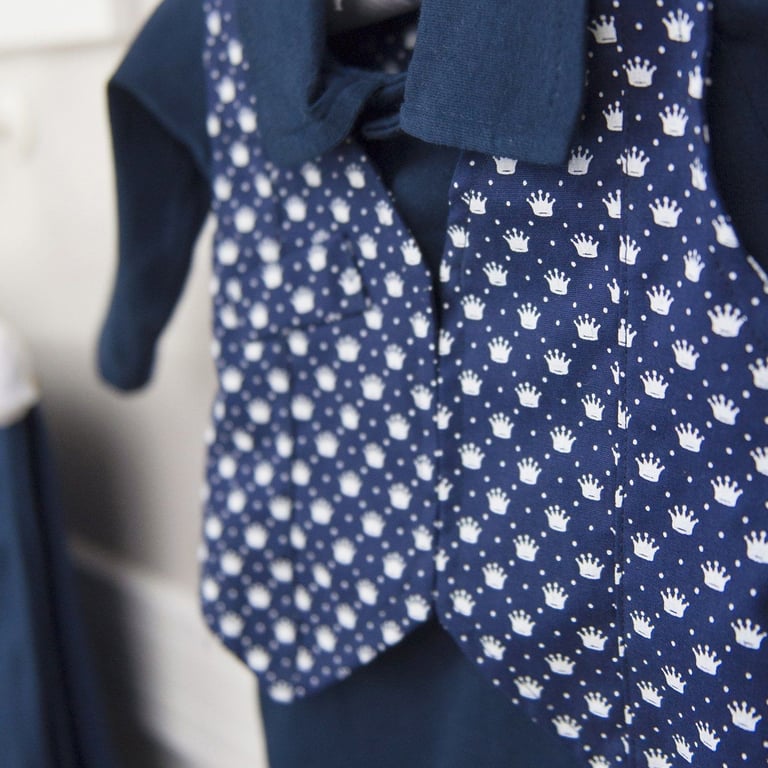 Saída Maternidade 03 Peças Masculino Príncipe Prematuro — vista alternativa