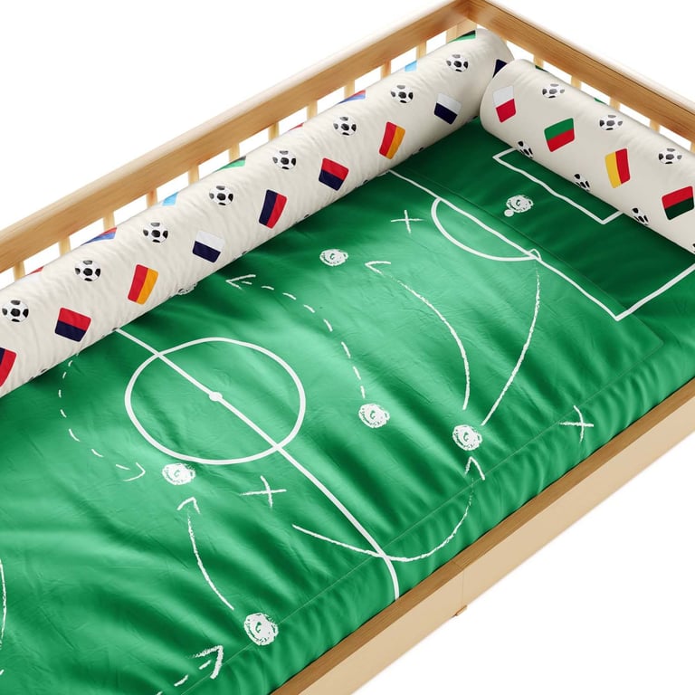 Edredom de Mini Cama Estádio Seleções do Mundo