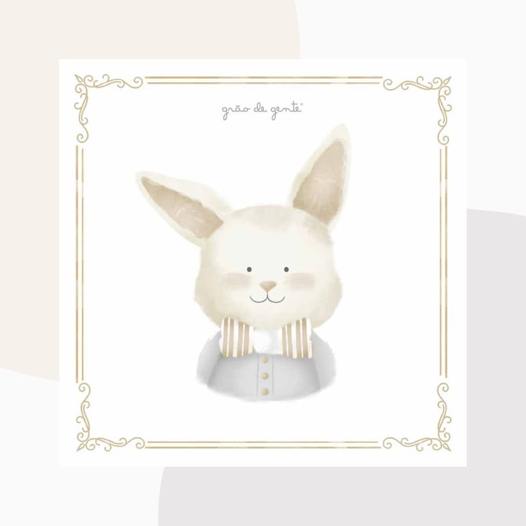 Kit Pôster Adesivo Balões Ursinho Cinza 4 peças — vista alternativa